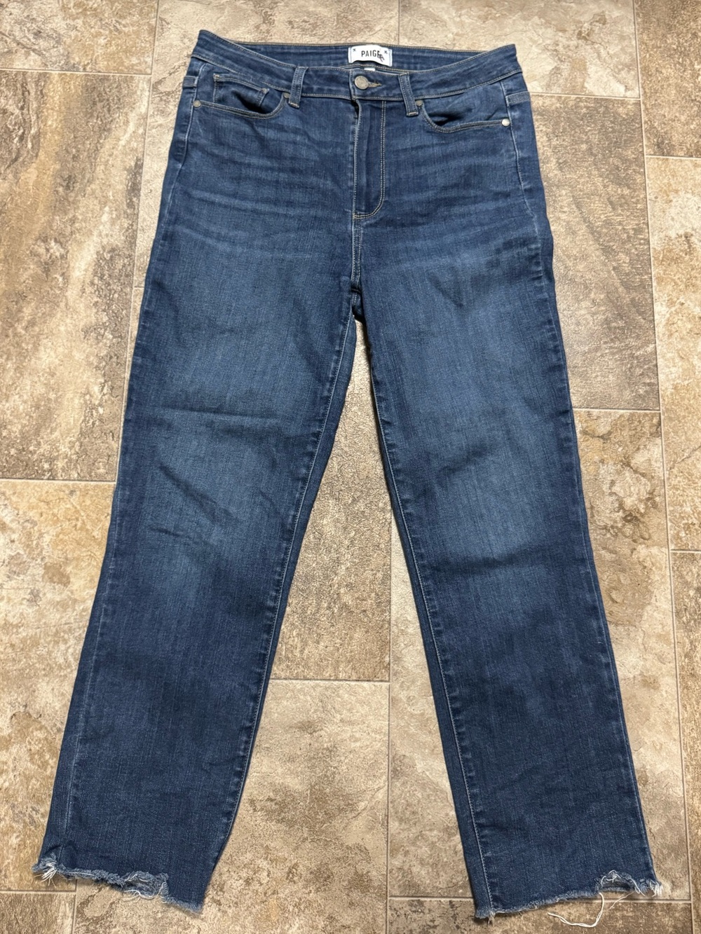 PAIGE Women's Hoxton Straight-Leg ankle Jeans